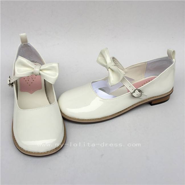 Black Long Belt Lolita Shoes