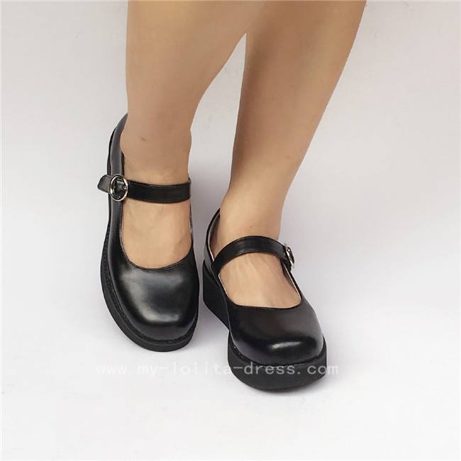 Gothic Black Soryu Asuka Langley Shoes
