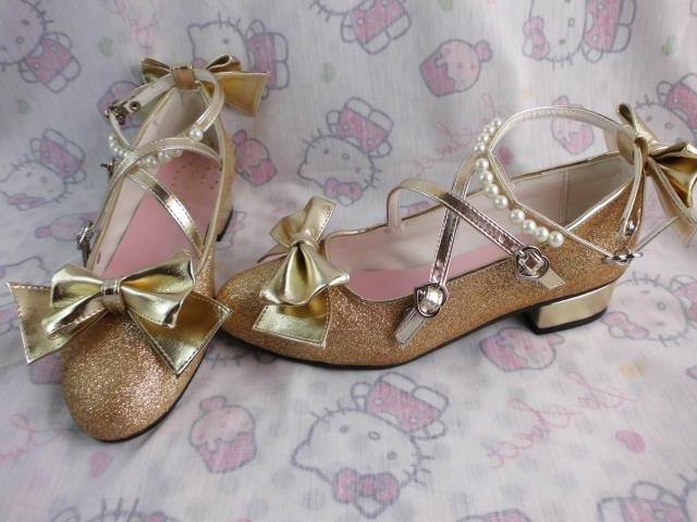 Antaina Tea Party Glitter Lolita Shoes