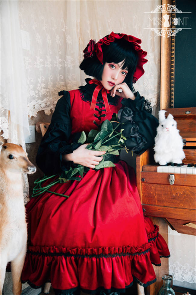 Bisque Doll- Vintage Lolita Blouse Custom Tailor Available
