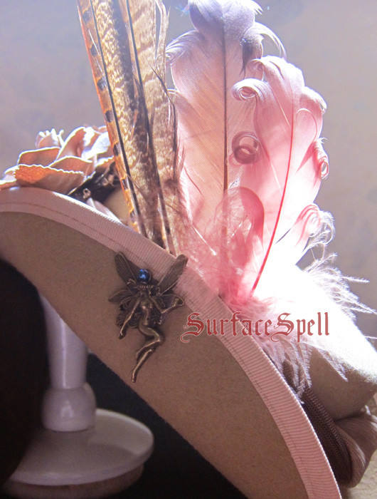 Surface Spell Lady in Black Vintage Wool Hat
