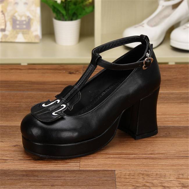 Angelic Imprint- Elegant Violin-shaped Straps Lolita Heels Shoes