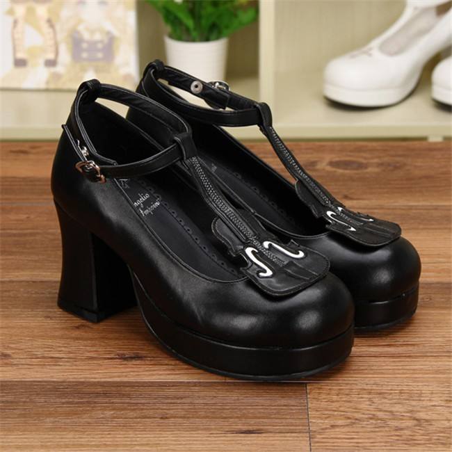 Angelic Imprint- Elegant Violin-shaped Straps Lolita Heels Shoes