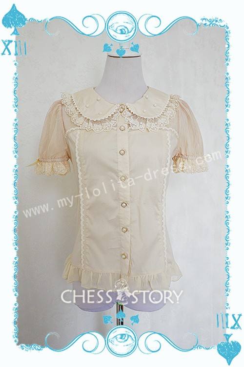 Chess Story Alice's Mad Tea Party Sweet Lolita Jumper Dress