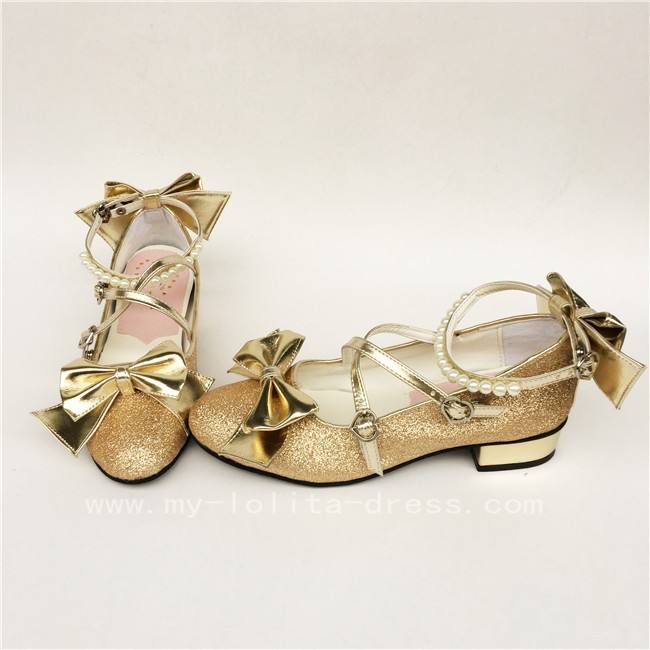 Antaina Tea Party Glitter Lolita Shoes
