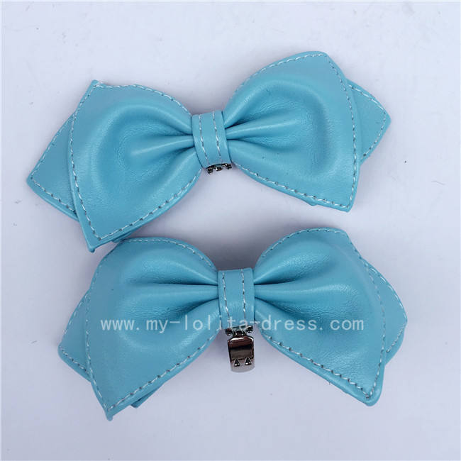 Matte White Bow Lace Lolita Shoes