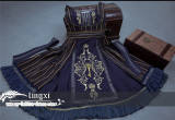 Royal College~ Classic Embroidery Stripe Lolita JSK - Preorder  Closed