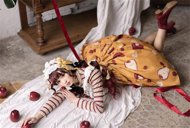 Grove Deer~ Chinese Pear Crabapple Series Lolita Dress -Pre-order Closed
