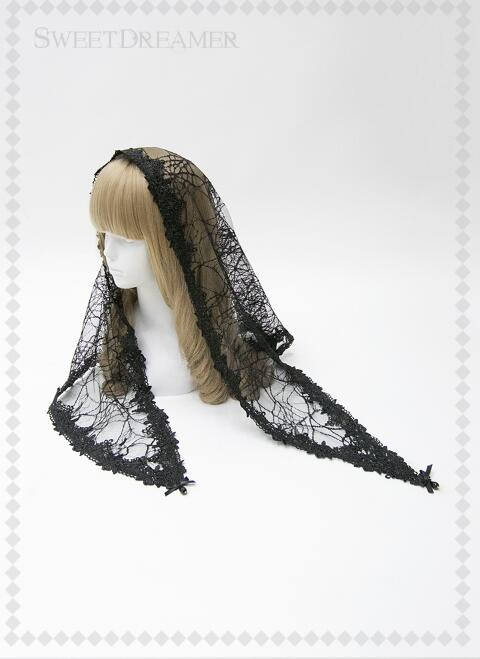 Cutie Creator -Evil Bridal~ Lolita Headband + Veil Set