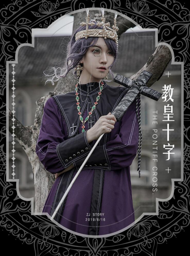ZJ Story ~ Papal Cross ~ Gothic Lolita OP Ouji Version