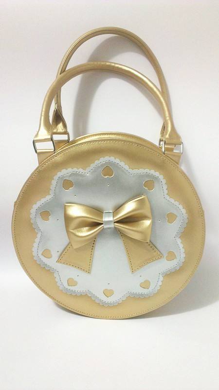 Round Shape Sweet Bow Lolita Handbag