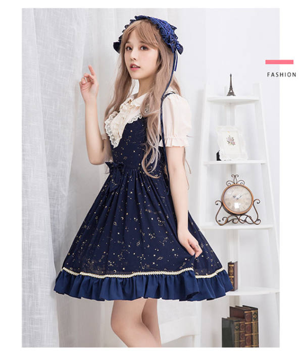 Lolita Summer Fake Two Piece Sweet Princess Dress