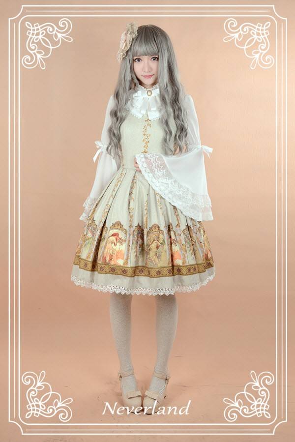 Neverland Lolita Chiffon Hime Sleeves Lolita Blouse