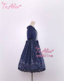 Moon Castle~ Vintage Lolita Printed OP Dress  -out