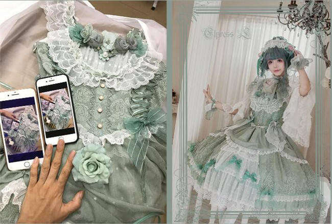 Elpress L ~Christmas D*Romance Ode~ Elegant Lolita JSK -Ready Made Purple M - In Stock