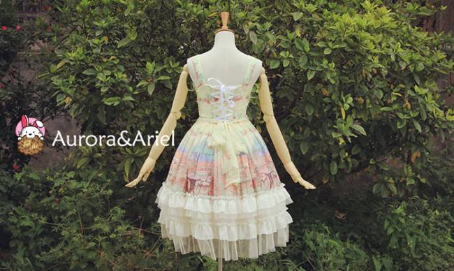 Aurora & Ariel Garden of Jam Chiffon JSK Size M - In Stock