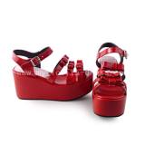 Beautiful Red Platform Shoes