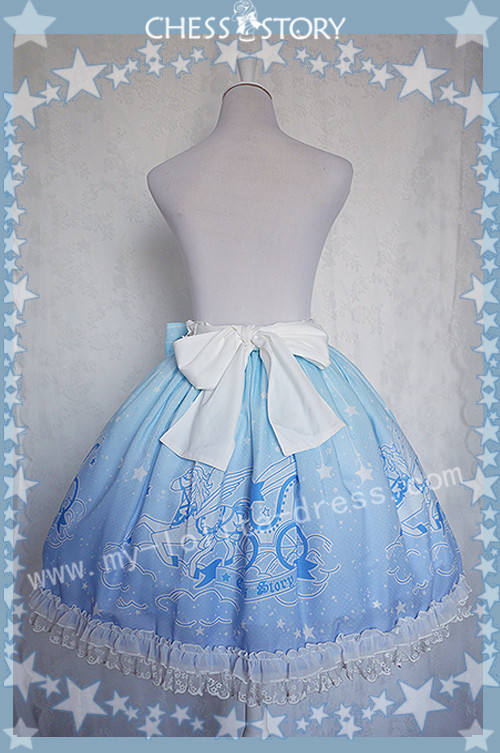 Chess Story ~Dreamy Starry Night~ Lolita Skirt