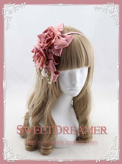 Sweet Dreamer Sweet Flower Cla Lolita Headbow