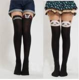 Japan Fashion Kumamon Animals Sky Velour Printed Socks