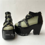 High Platform Double Colors Matte Lolita Shoes O
