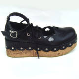 Black Hearts Lolita Footwear