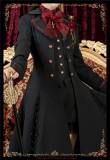 Luna Planetarium -Dimples of Evil- Vingtage Double-sided Woolen Trench Coat -Ready Made