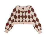 Misskyouko~ Vintage Diamond Shaped Lolita Sweater -Pre-order Closed