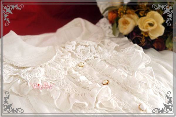 Sweet Babydoll Collar White Lolita Blouse