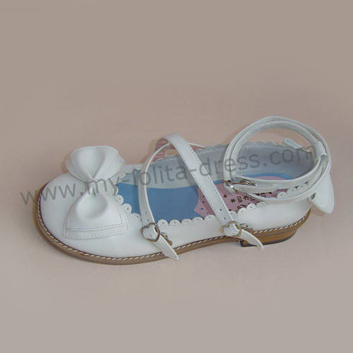 Coffee Bow Lolita Shoes