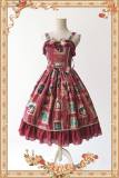 Still Life Picture Frame~ Lolita Printed JSK Dress -out