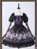 Ista Mori ~Ace Alice Lolita OP Dress Red & Purple In Stock