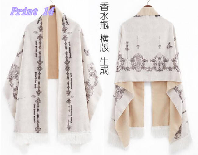 Vintage Classic Thickening  Shawl/Scarf 16 patterns-out