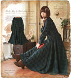 Mori Girl~ Classic Gingham OP Dress Size XL - In Stock