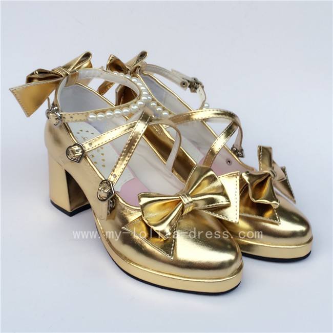 Antaina Tea Party Glitter Lolita Shoes