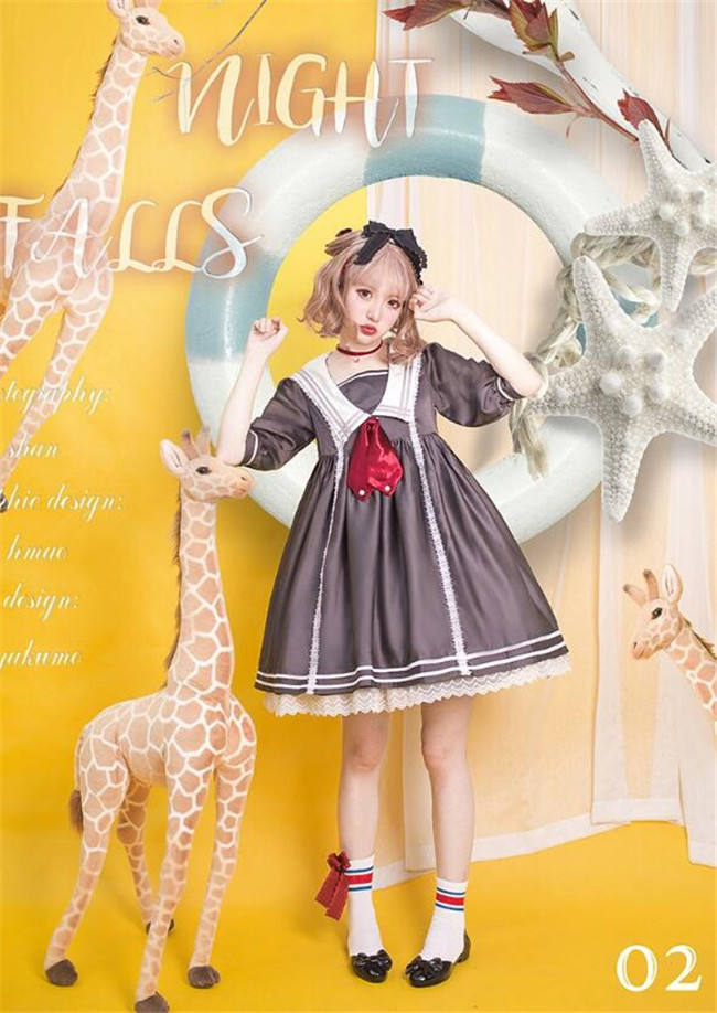 Little Commander~ Sailor Style Lolita OP Dress -Pre-order Closed