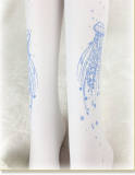 Yidhra -Alice Floating Illusion- Lolita Side Printed Tights out