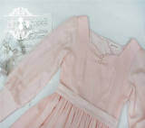 Miss Point ~ Peach Juice ~ Vintage Lolita OP -Custom Tailor Available Pre-order Closed