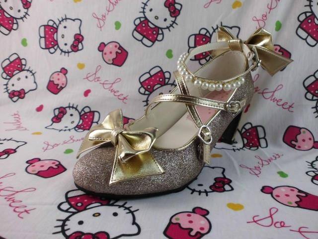 Antaina Tea Party Glitter Lolita Shoes