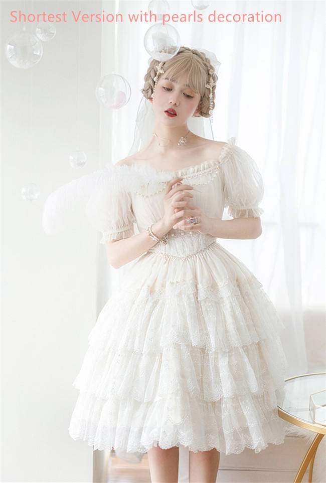 Moon Lover ~ Elegant Lolita OP Bridal Design -Pre-order