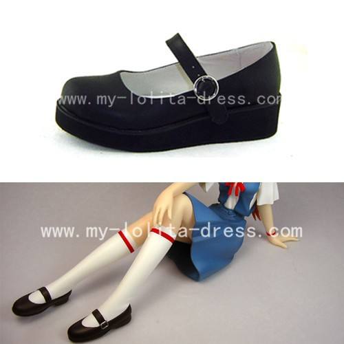 Gothic Black Soryu Asuka Langley Shoes