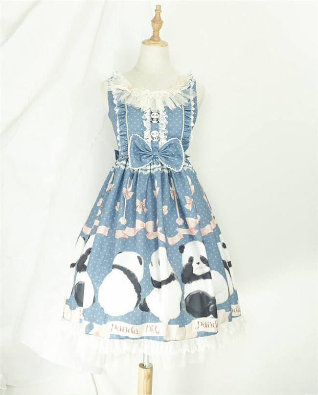 Panda Theme Sweet Lolita OP/JSK-Pre-order Closed
