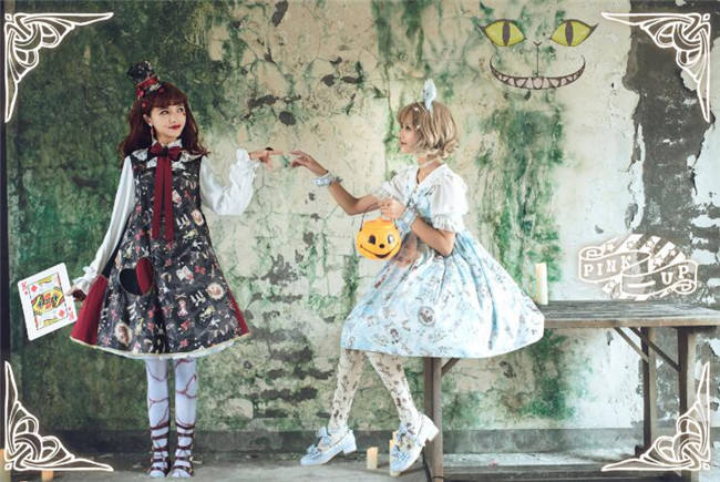 Weird Alice~ Lolita Printed JSK -Custom-tailor Pre-order  Closed