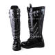 Gothic Black Vocaloid Kagamine Rin Boots