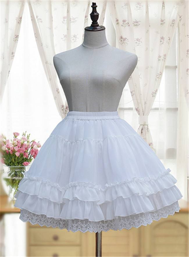 A-line Shaped Chiffon Lolita Skirt/Petticoat