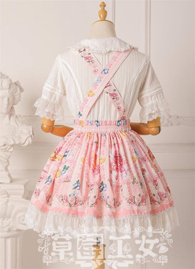 Strawbery Witch ~Blueberry Fruit~ Lolita Skirt