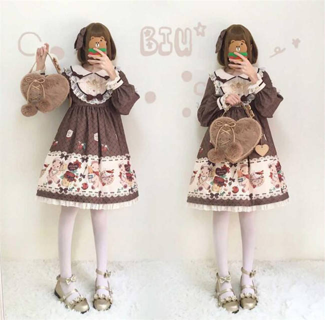 Repair of Love/Star~ Sweet Lolita Fur Hand Bag/Cross-body Bag