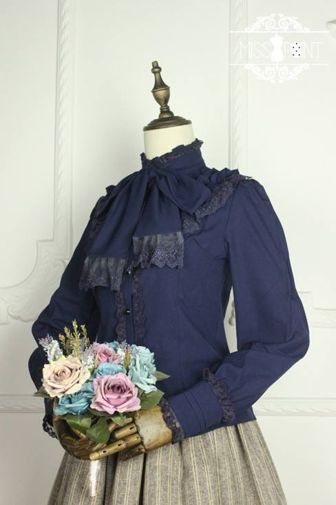 Miss Point~Vintage Elegant Chiffon Lolita Blouse