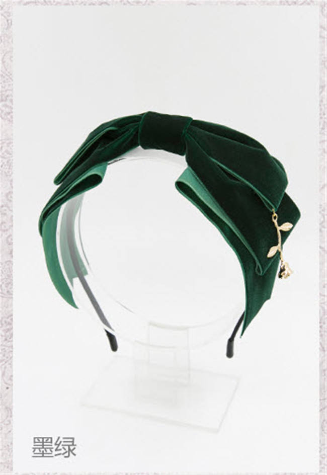 The Little Prince's Rose- Velvet Lolita Headbow -11 Colors
