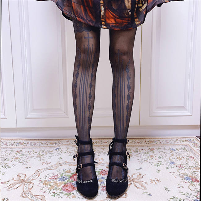 Ruby Rabbit ~Witch Thin Lolita Tights